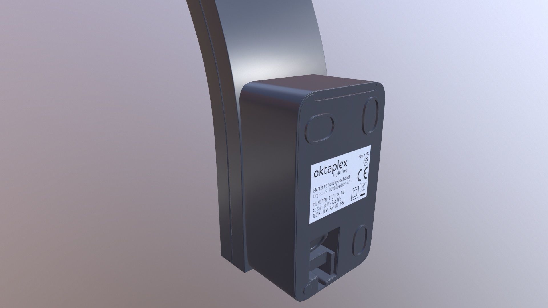 LED Wall Light 3D model_8