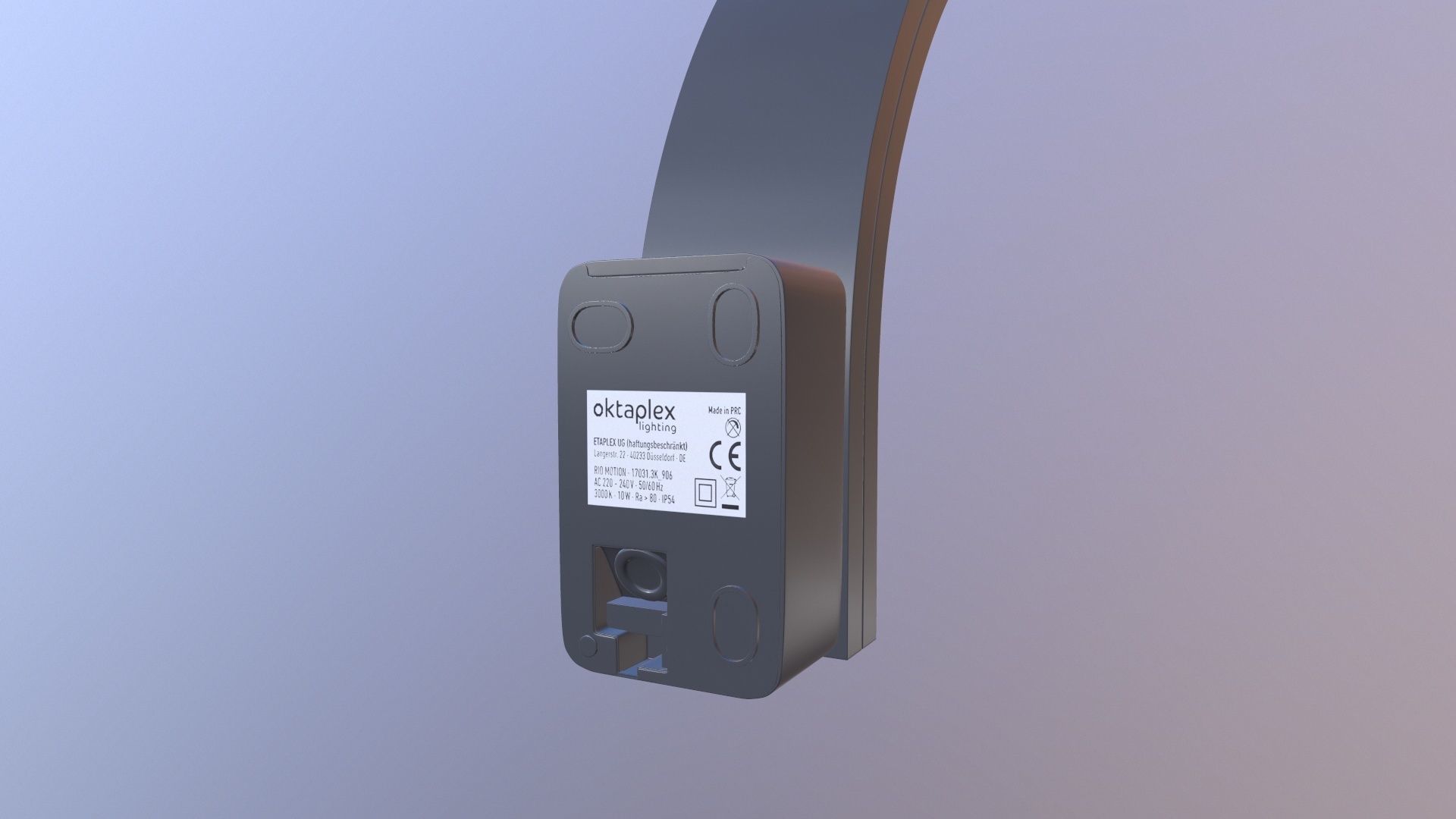 LED Wall Light 3D model_4