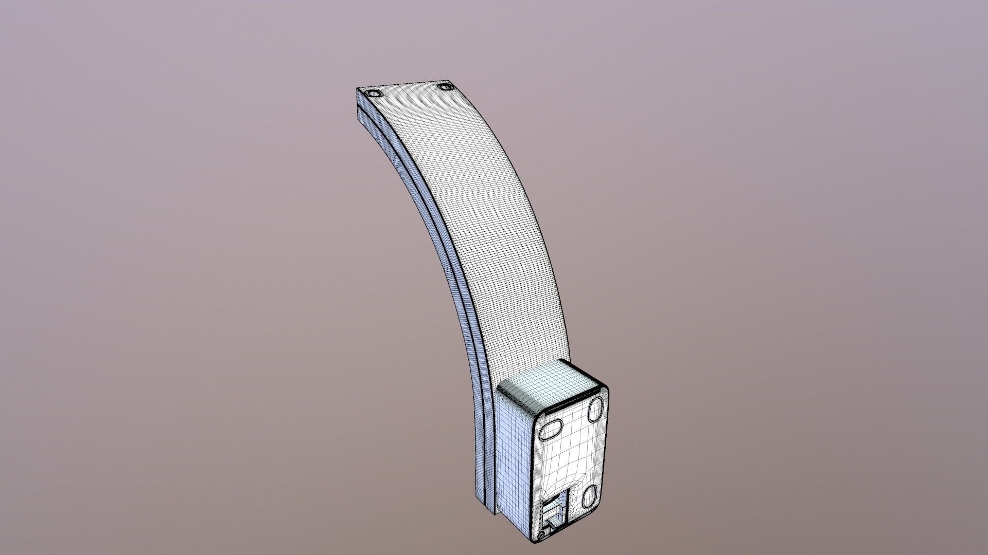 LED Wall Light 3D model_14
