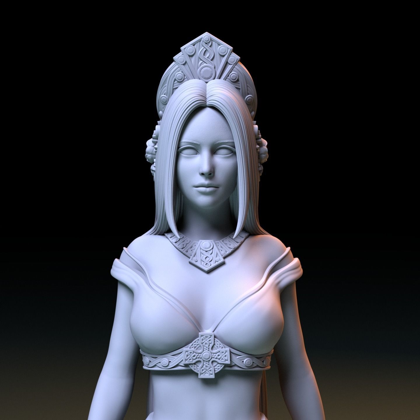 Princess 3D print model_2
