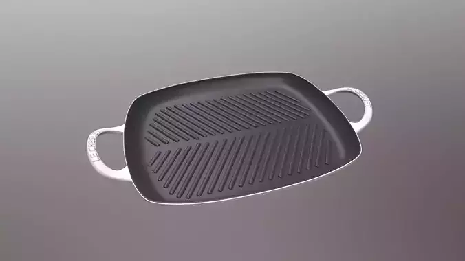 Shallow Rectangular Grill Stain Black