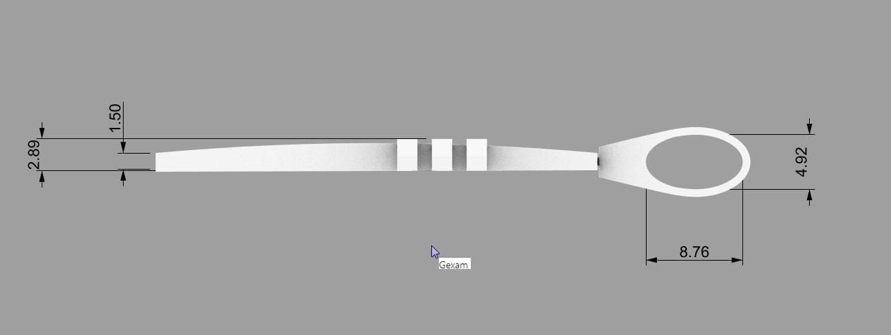 Cross Pendant 3D print model_2