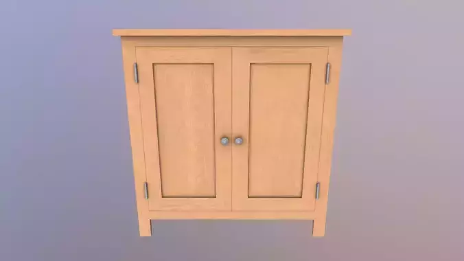 Sideboard Solid Oak Wood