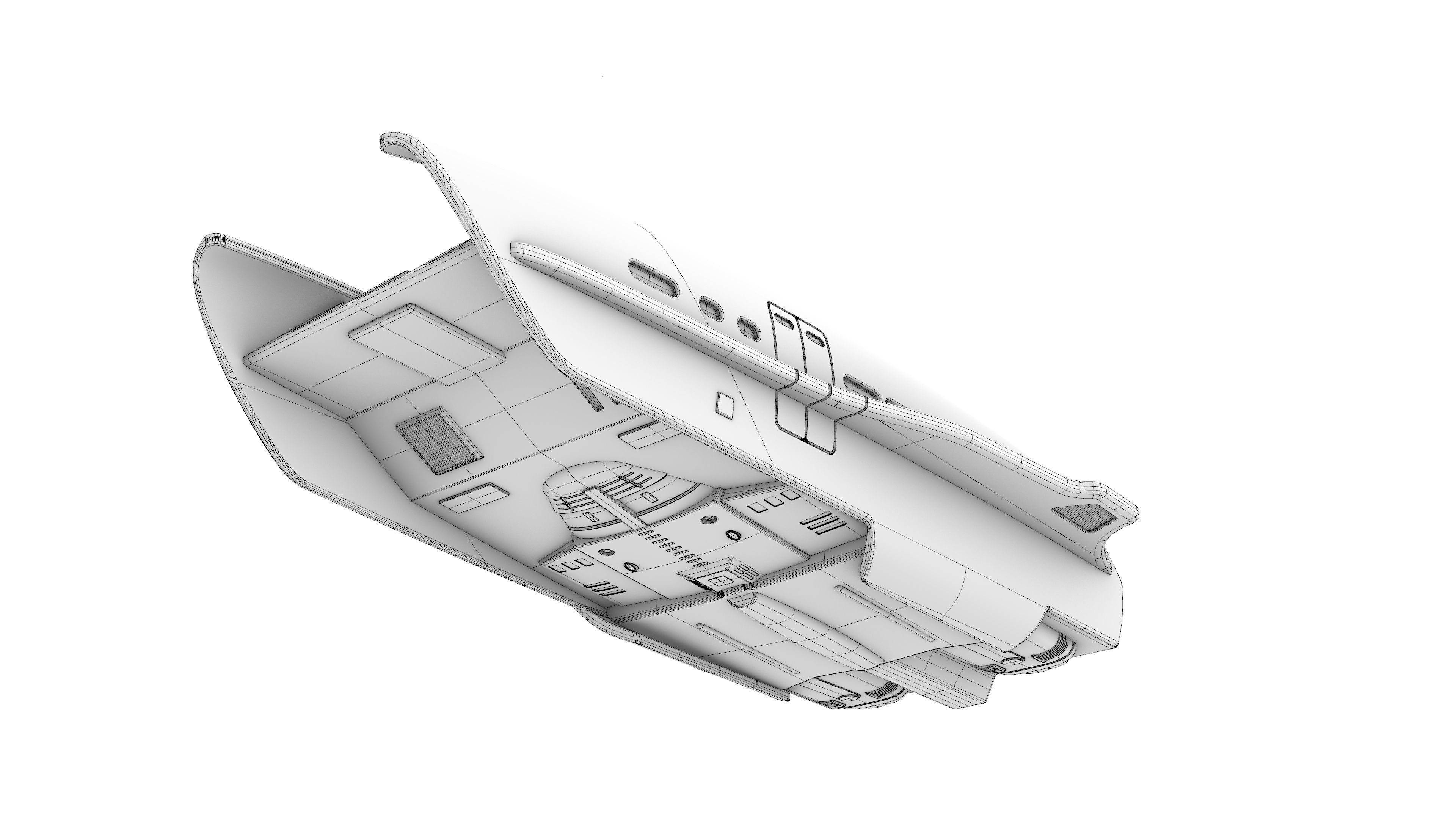 Star Trek Executive Shuttle SD103 3D print model_1