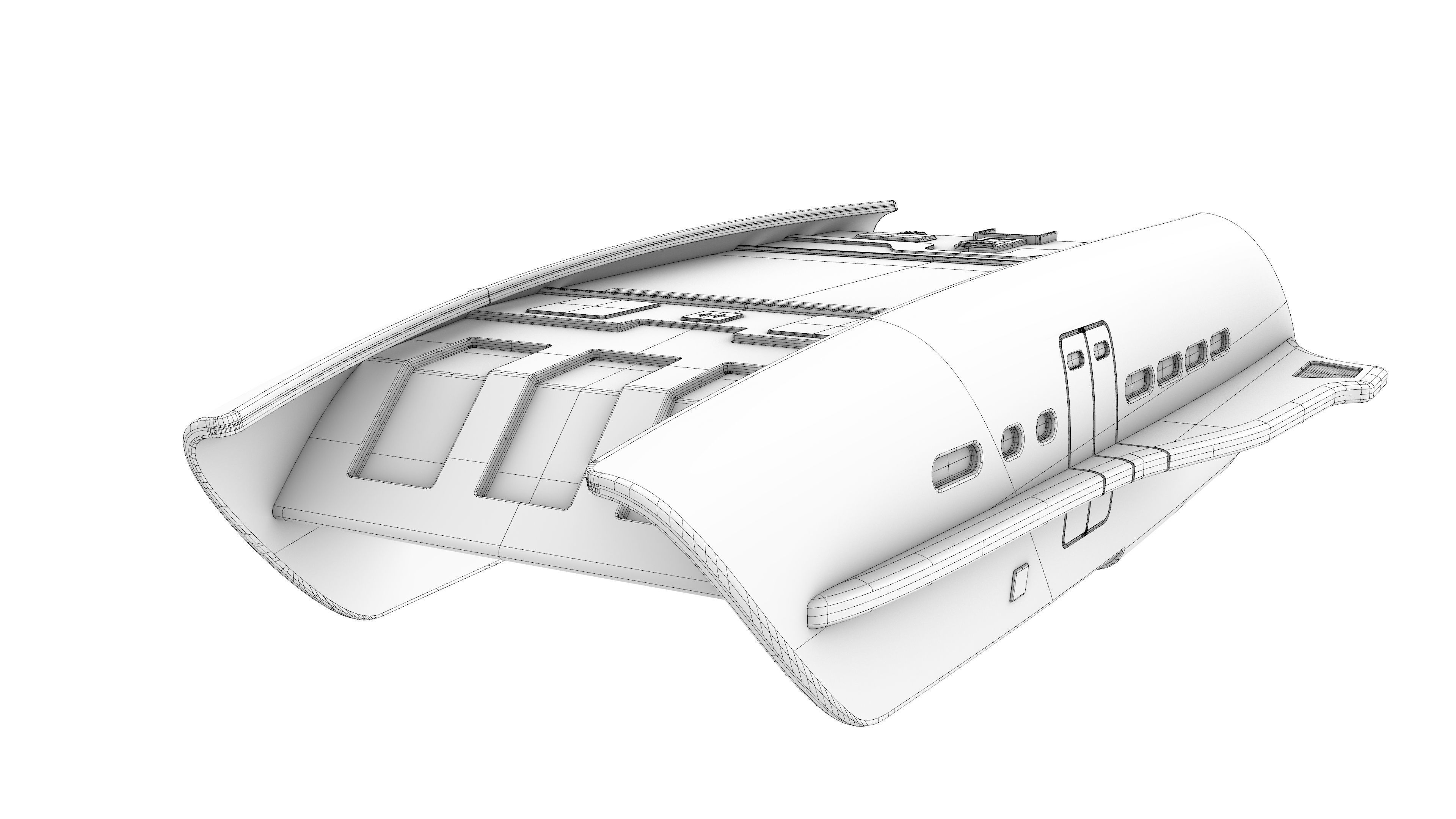 Star Trek Executive Shuttle SD103 3D print model_3