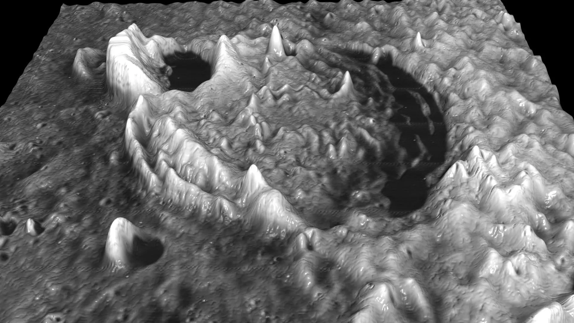 Thebit Lunar Crater 3D model_0