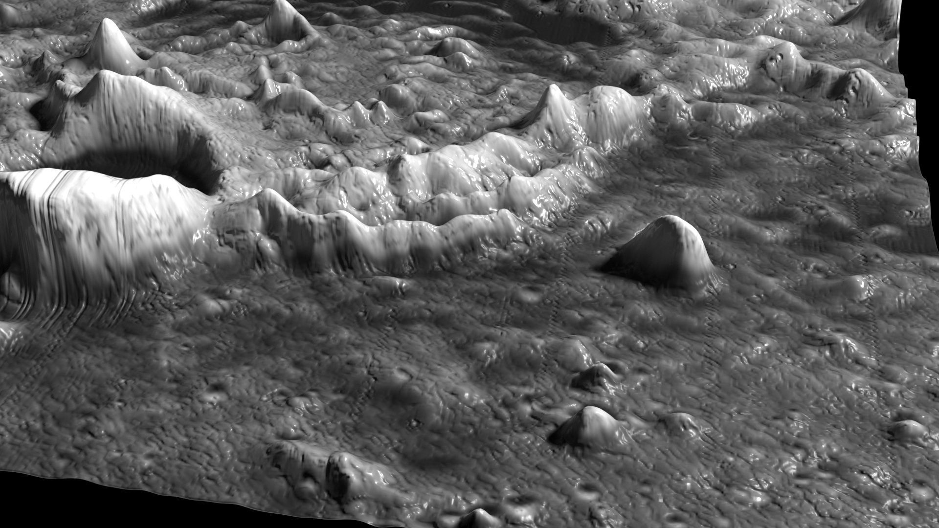 Thebit Lunar Crater 3D model_3