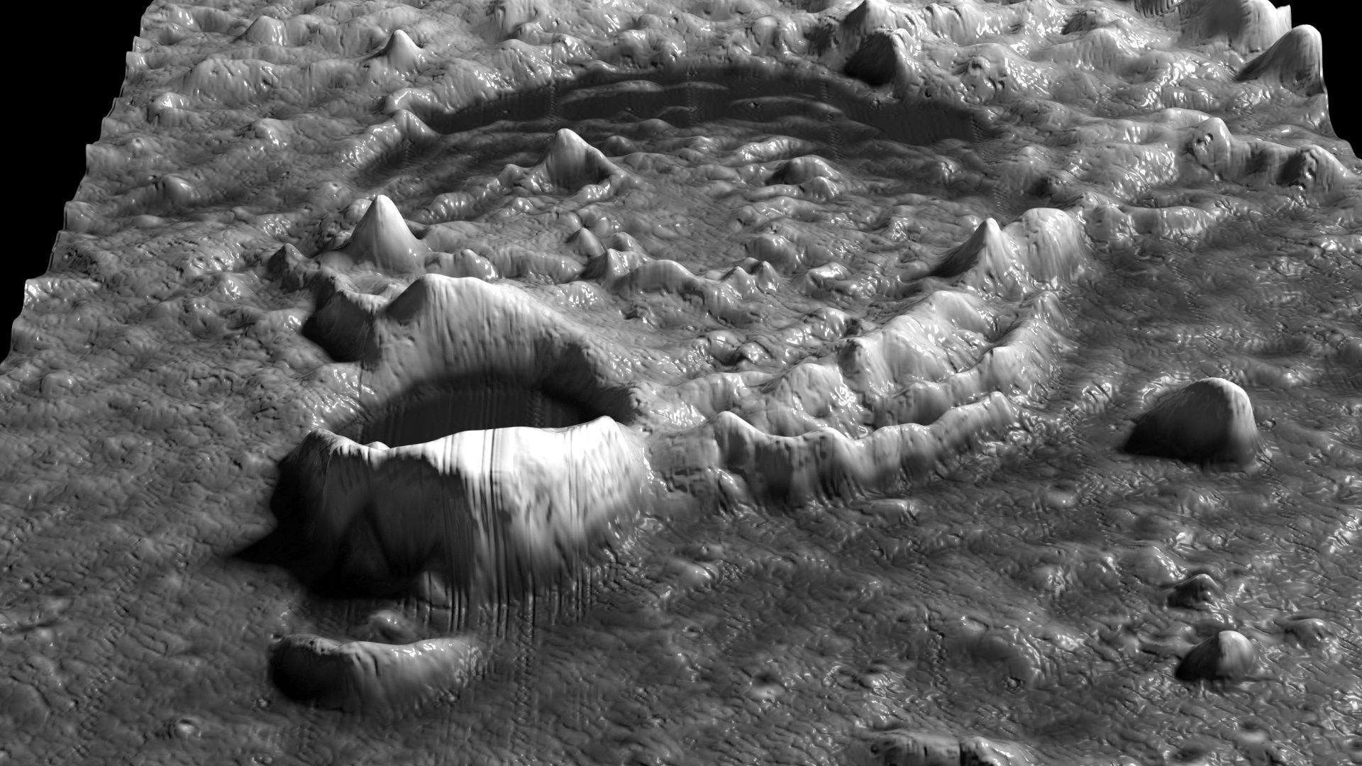 Thebit Lunar Crater 3D model_7