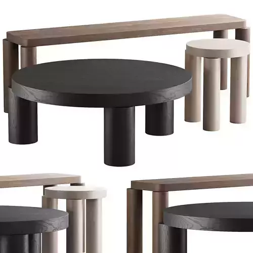 310 Resident Offset coffee side table