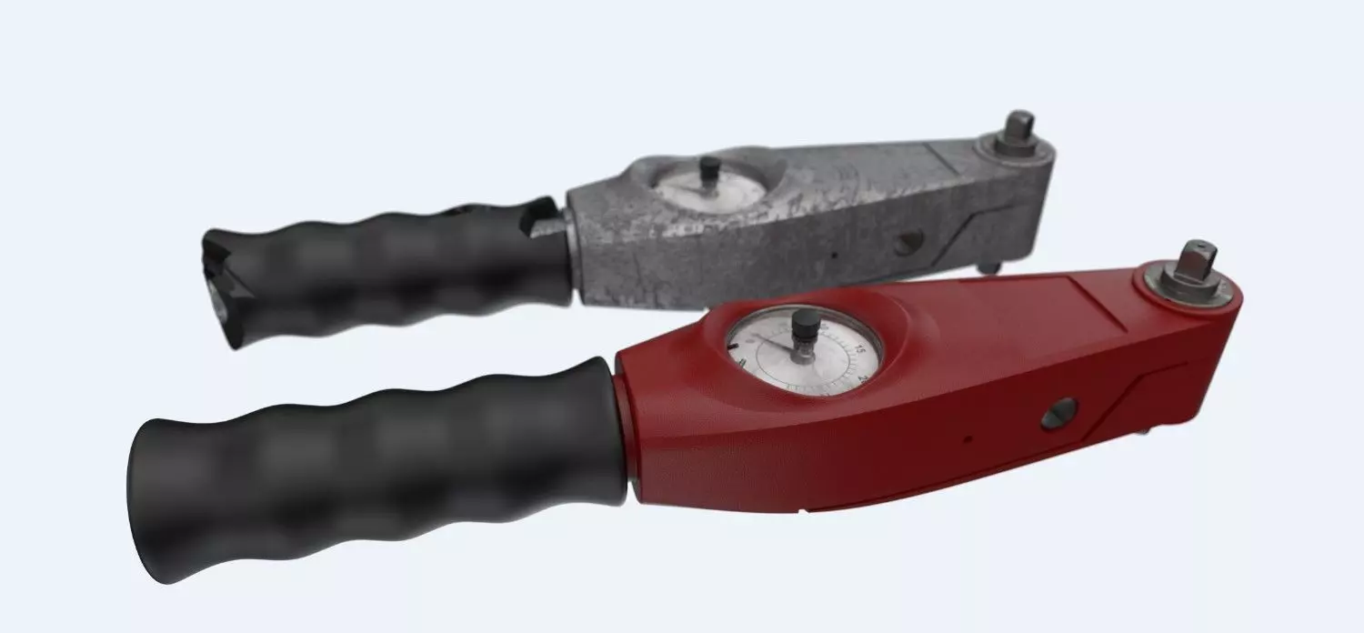 Dial Torque Meter 3D model_0