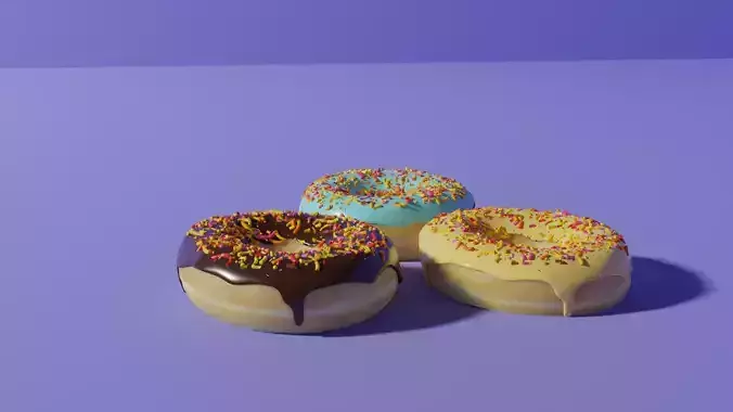 Donuts in a packaging box