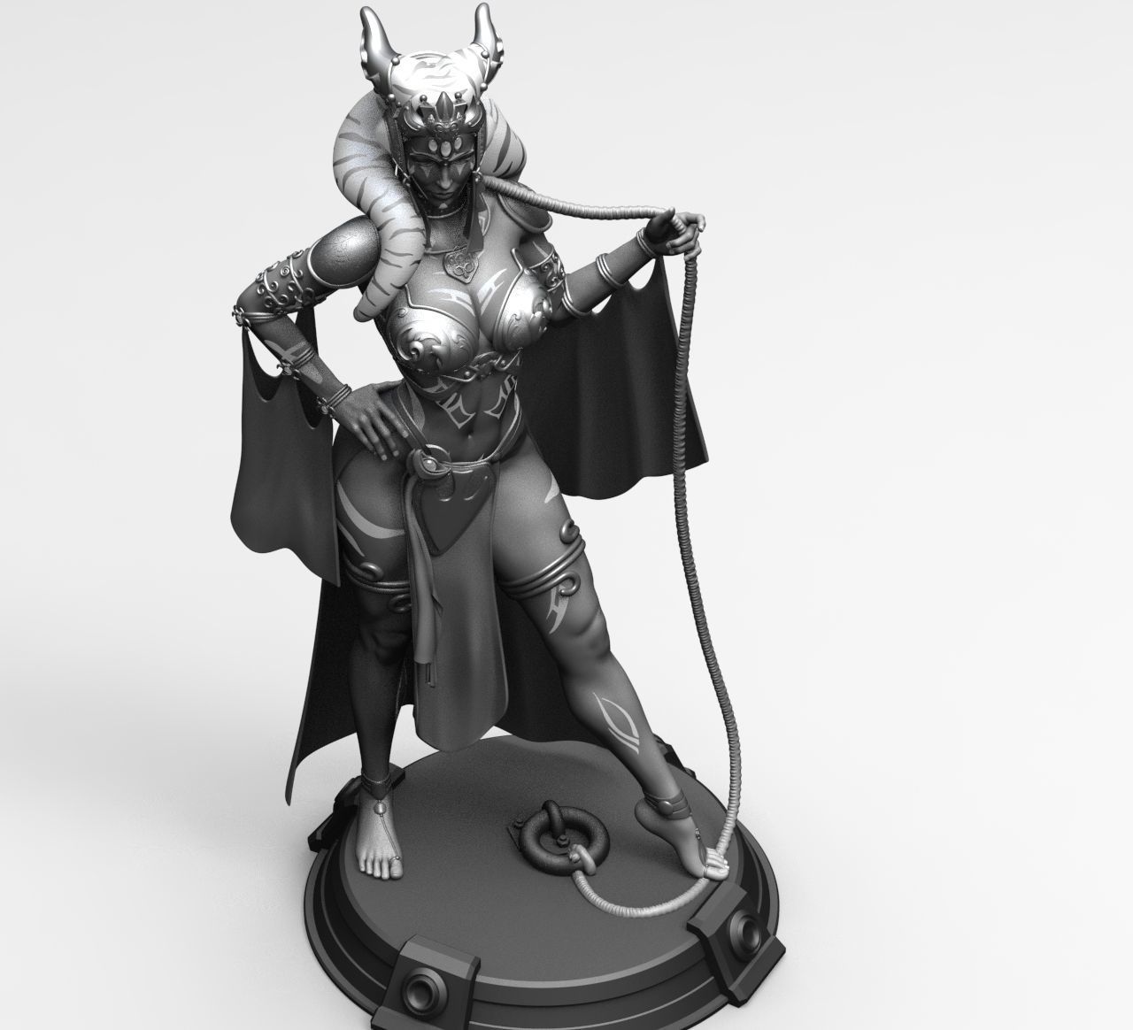 Female Togruta Dancer 3D print model_6
