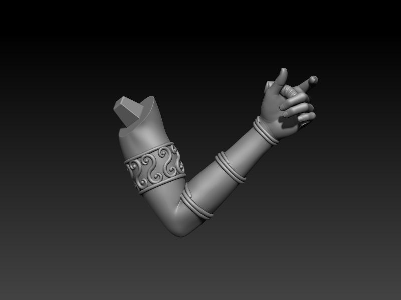 Female Togruta Dancer 3D print model_28