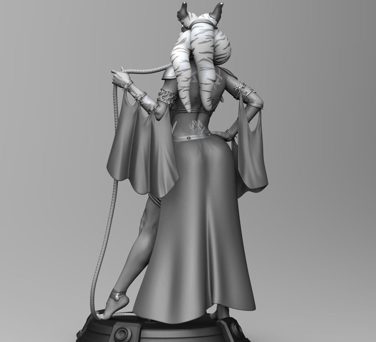 Female Togruta Dancer 3D print model_5