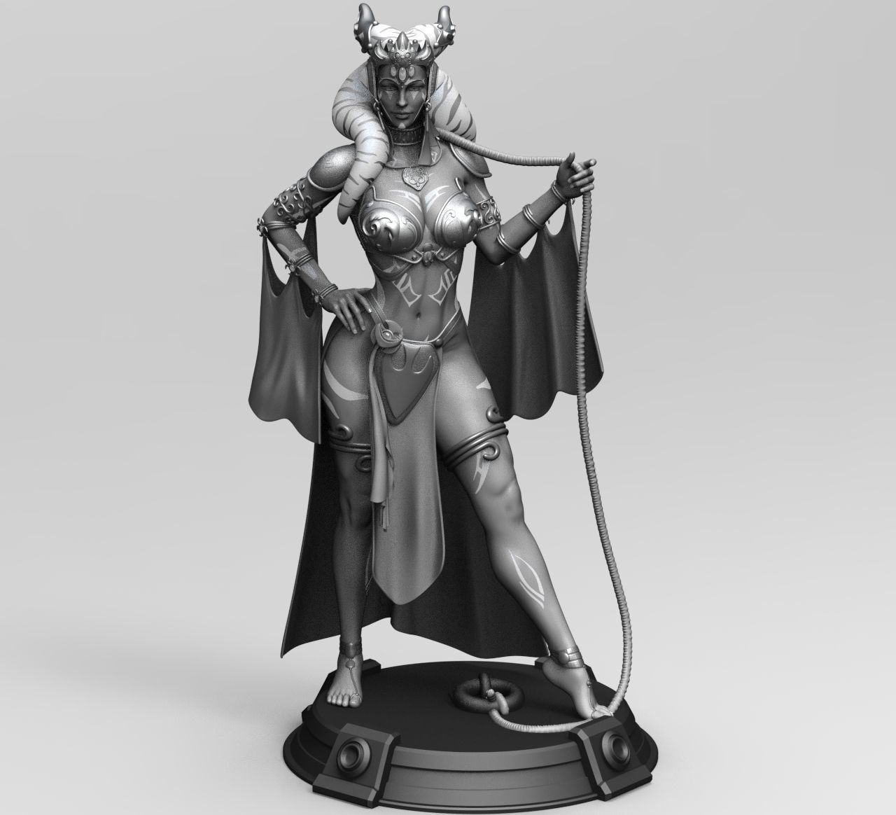 Female Togruta Dancer 3D print model_1