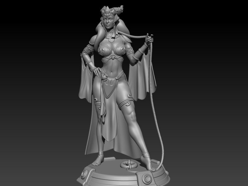 Female Togruta Dancer 3D print model_9