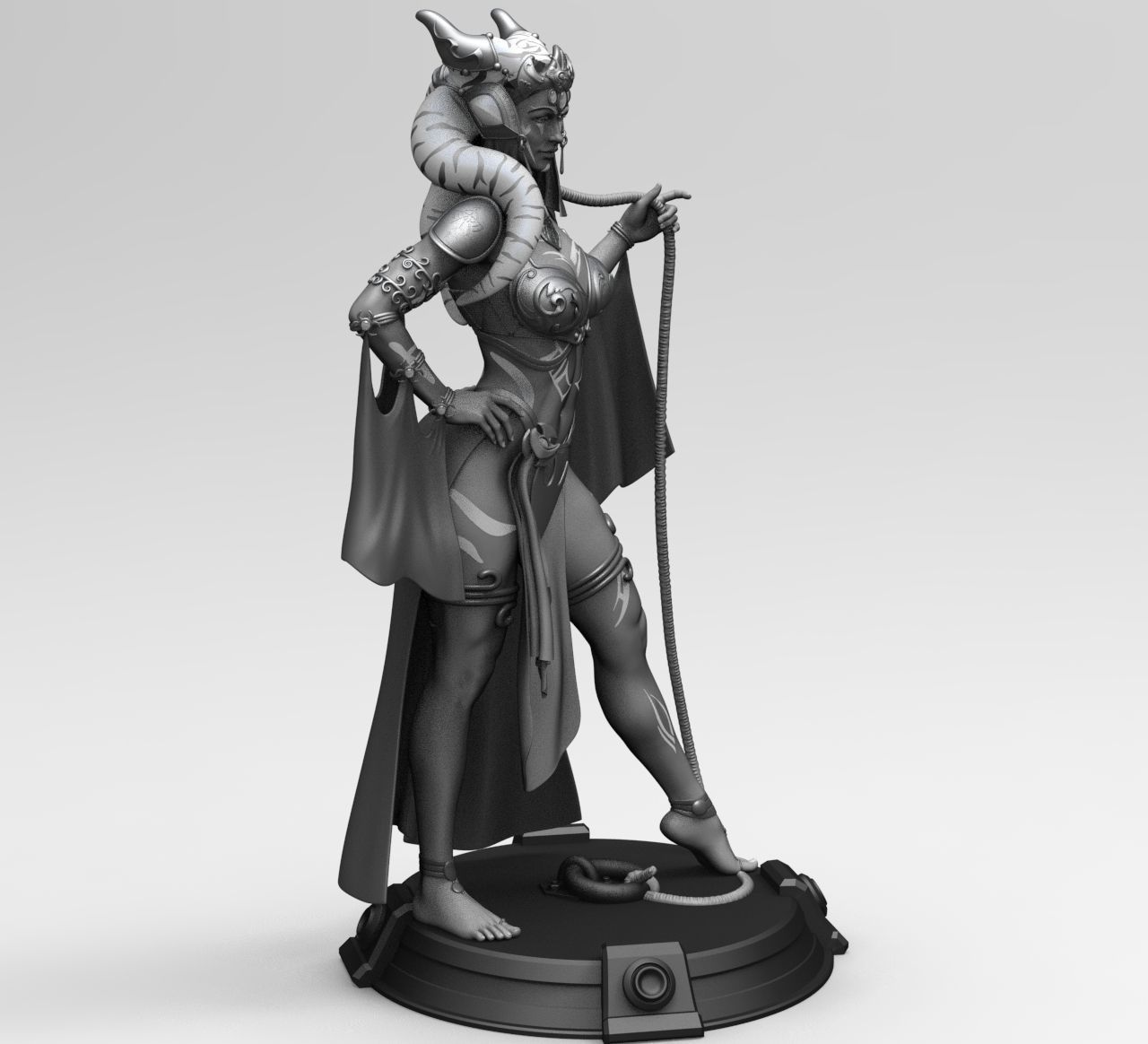 Female Togruta Dancer 3D print model_2