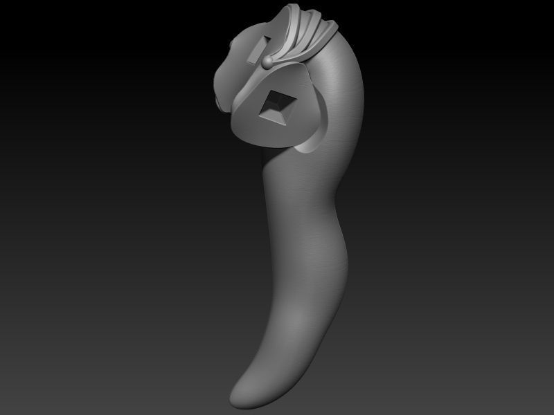 Female Togruta Dancer 3D print model_11