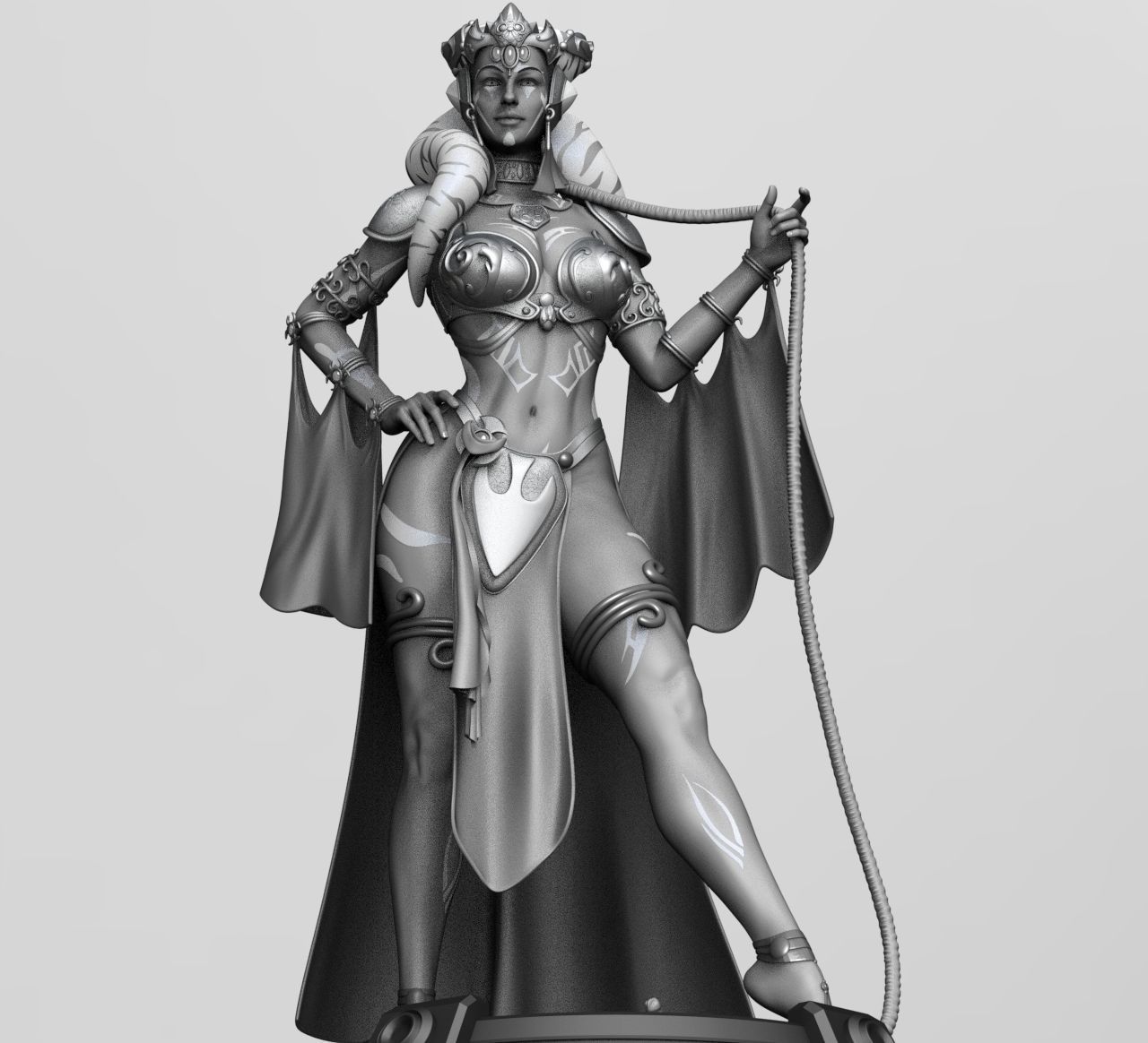 Female Togruta Dancer 3D print model_3