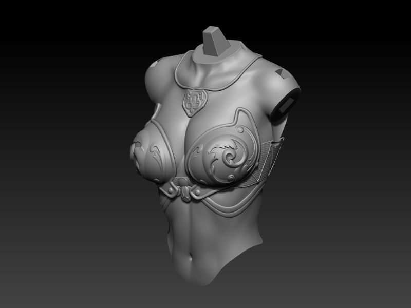 Female Togruta Dancer 3D print model_56