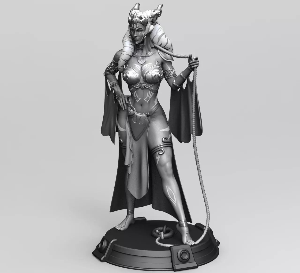Female Togruta Dancer 3D print model_0