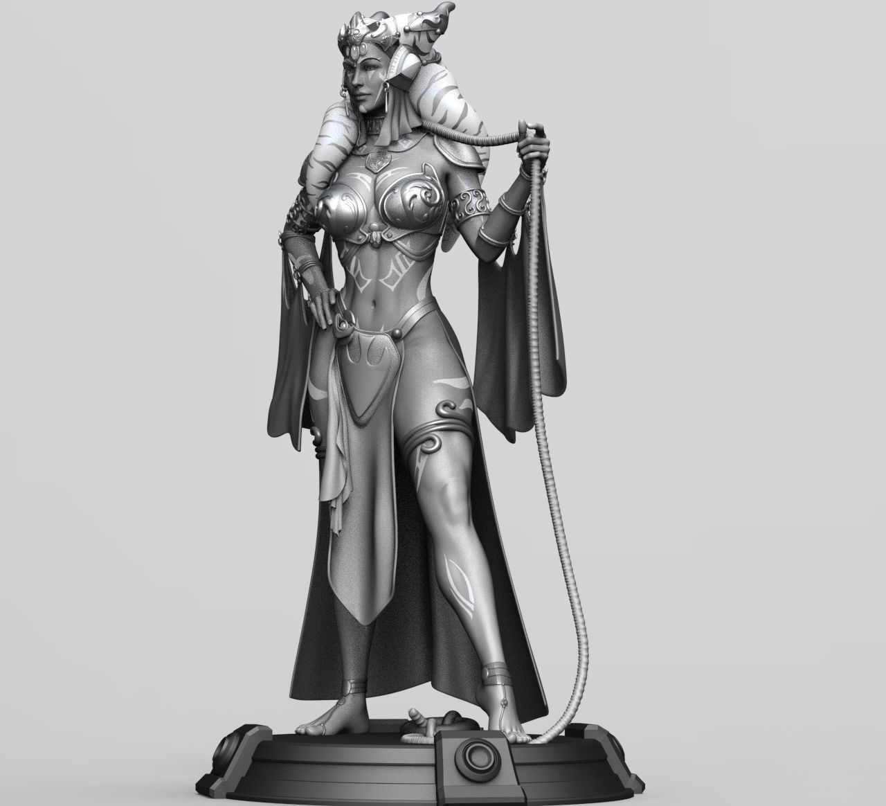 Female Togruta Dancer 3D print model_7