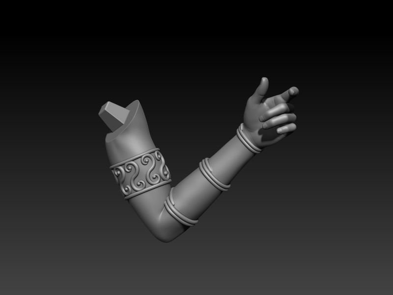 Female Togruta Dancer 3D print model_27