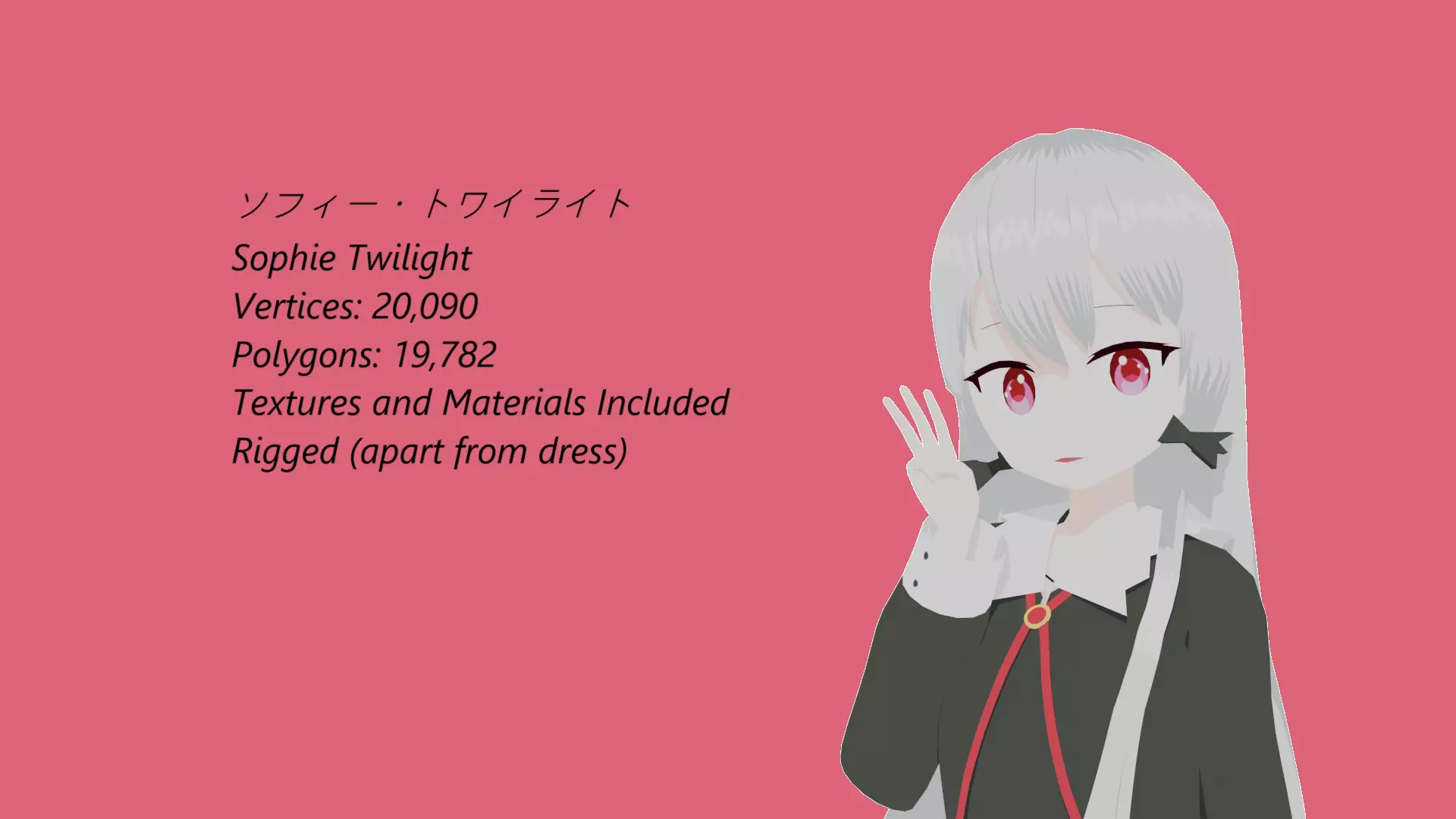 Sophie 3D Model 3D model_0