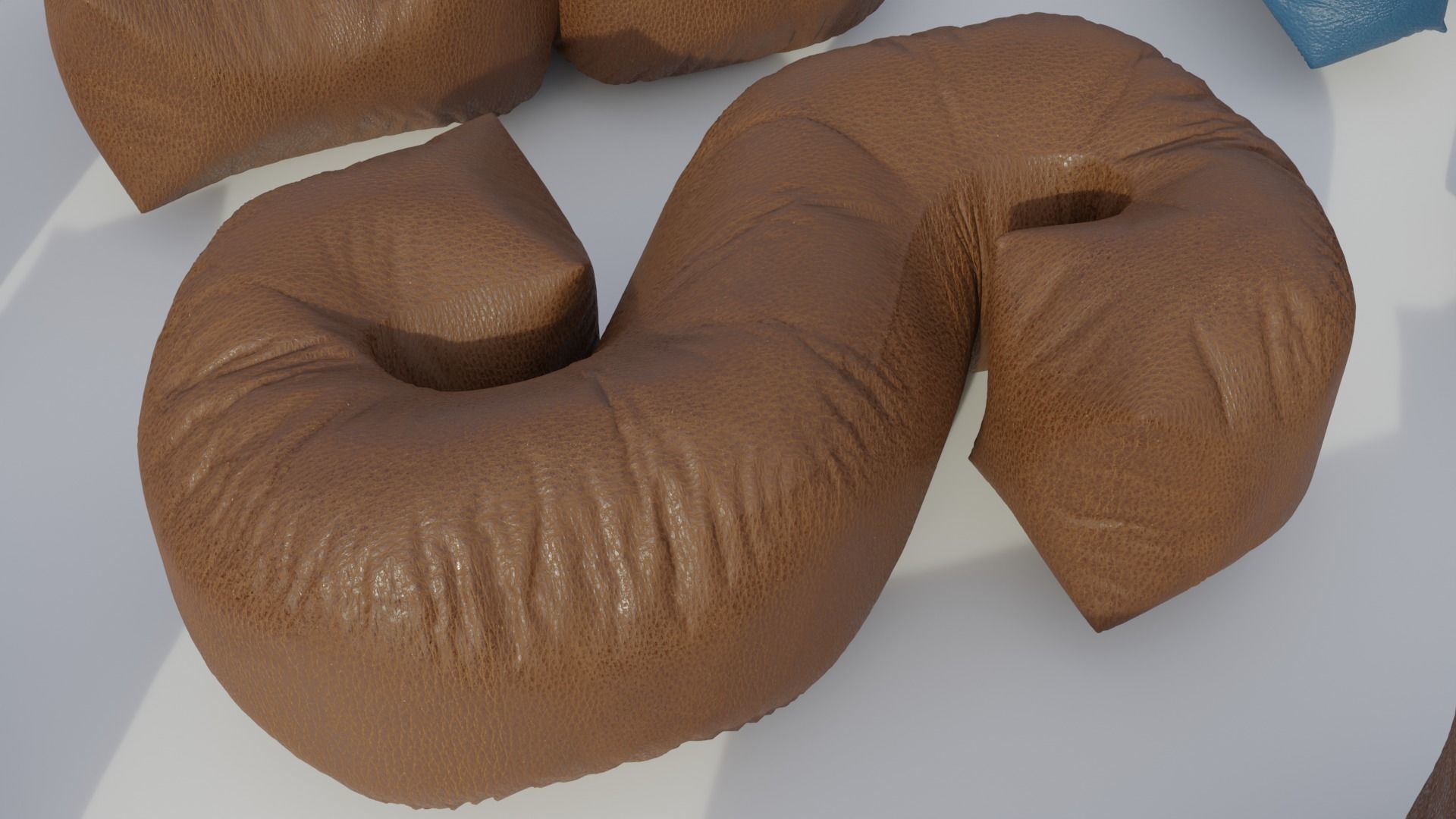 Alphabet Bean Bags 3D model_9