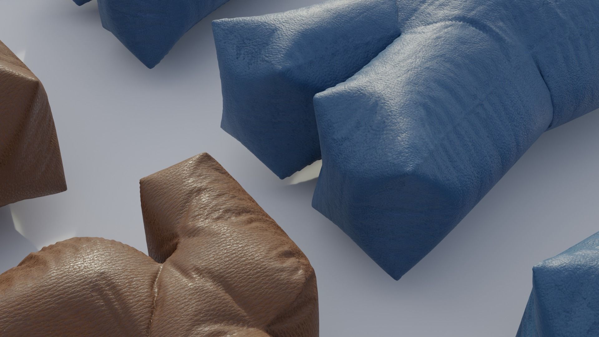 Alphabet Bean Bags 3D model_11