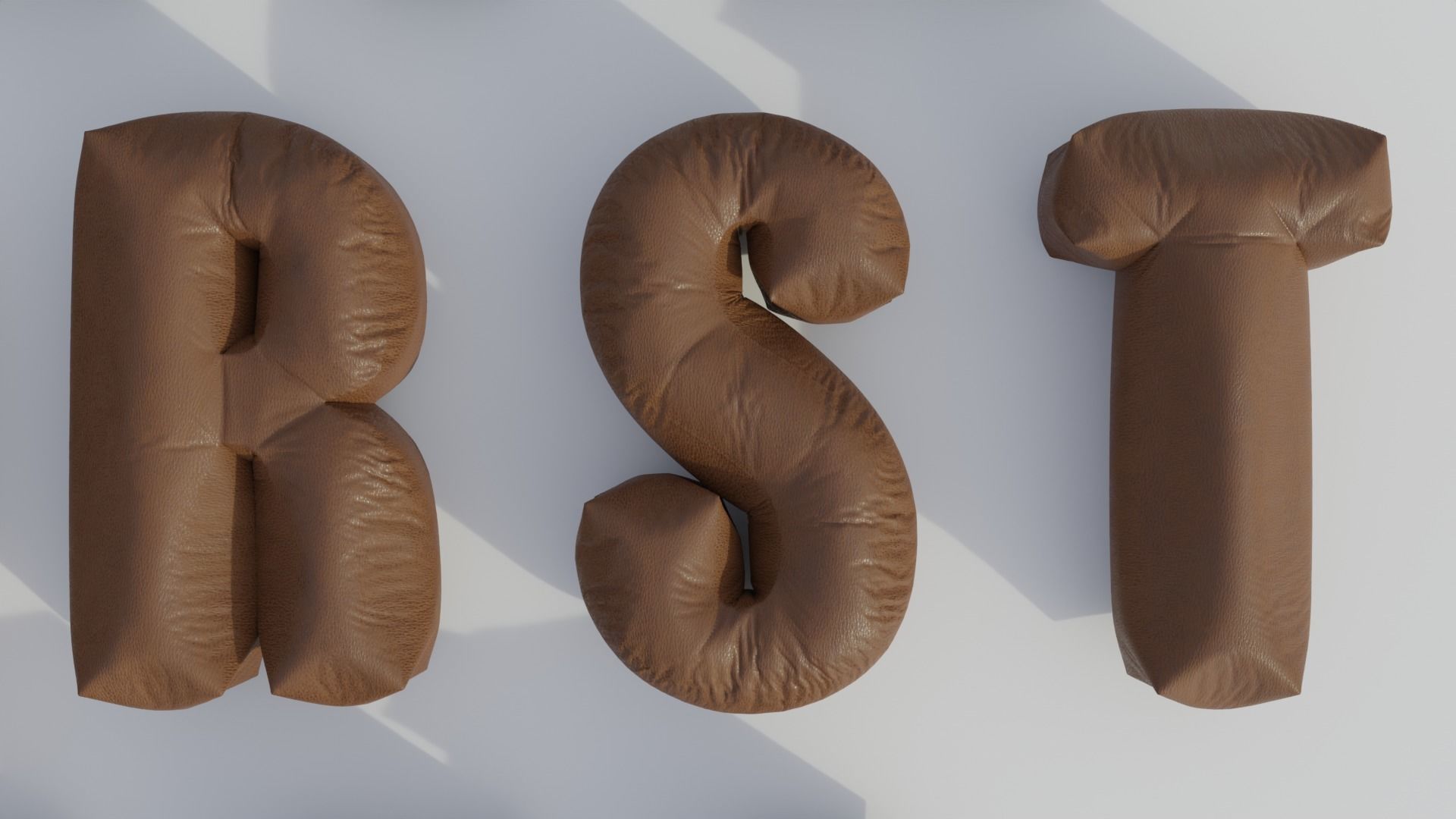 Alphabet Bean Bags 3D model_29