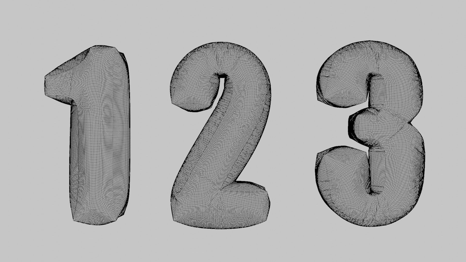 Alphabet Bean Bags 3D model_14