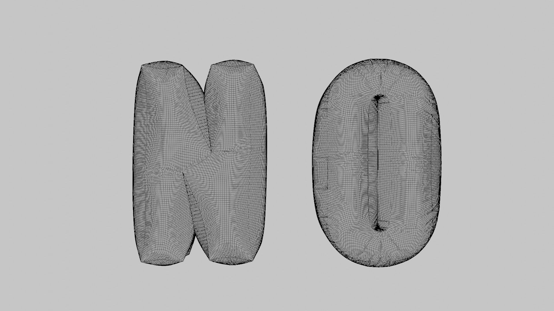 Alphabet Bean Bags 3D model_22