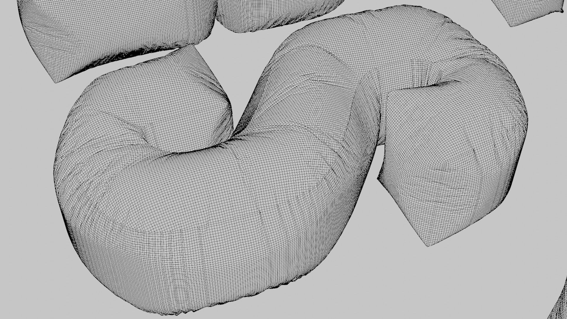 Alphabet Bean Bags 3D model_10