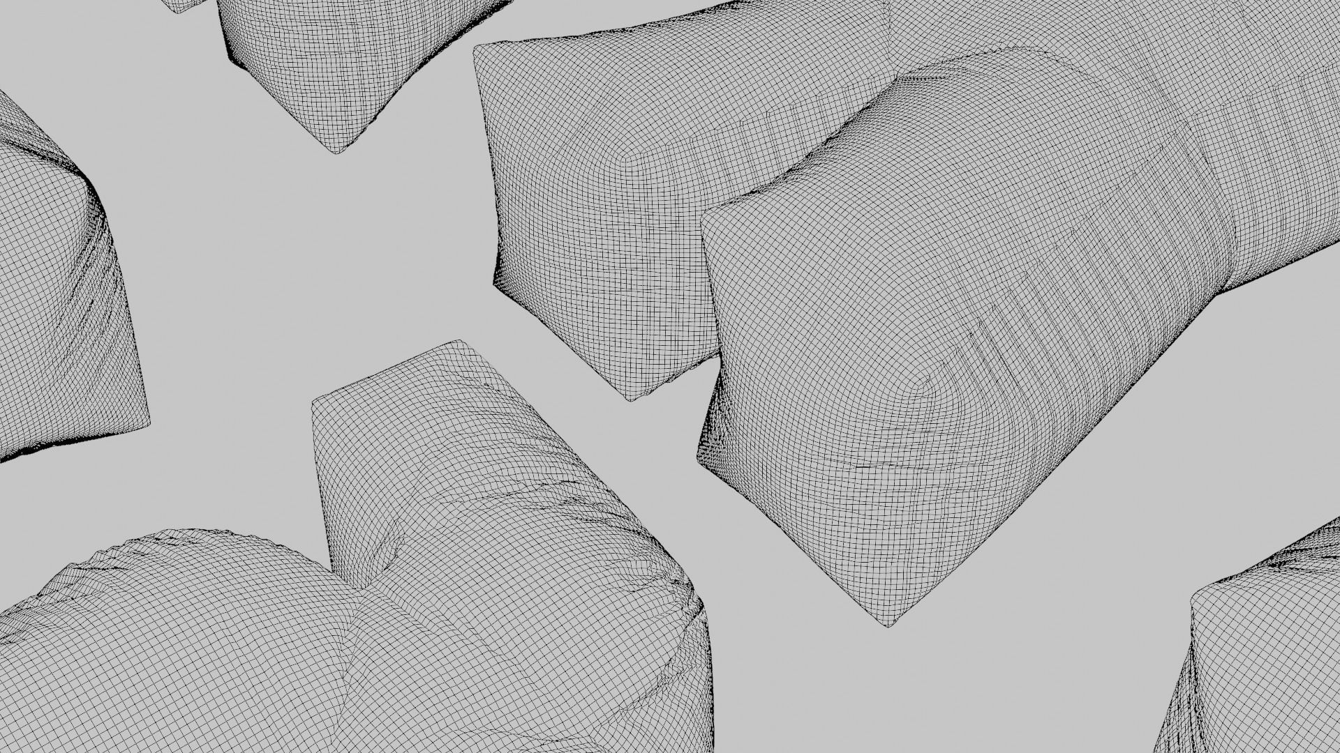 Alphabet Bean Bags 3D model_12