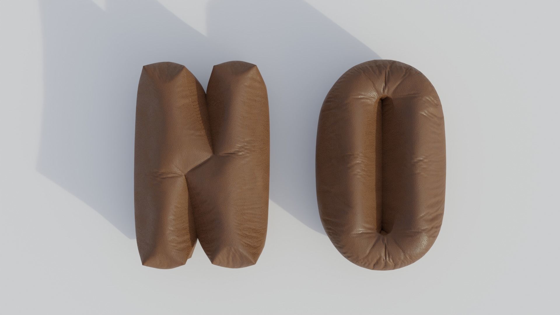 Alphabet Bean Bags 3D model_21