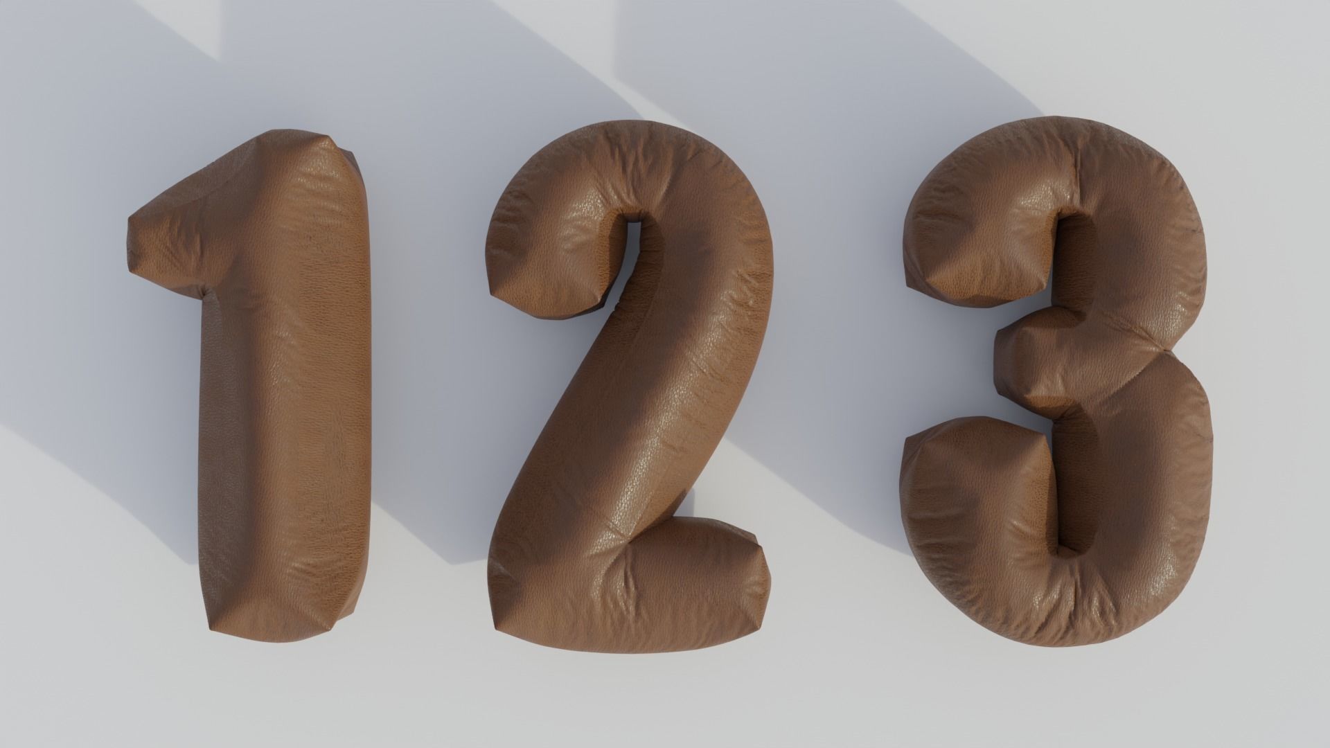 Alphabet Bean Bags 3D model_13