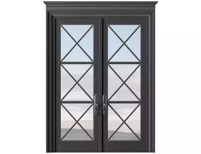 Entrance modern classic street doors