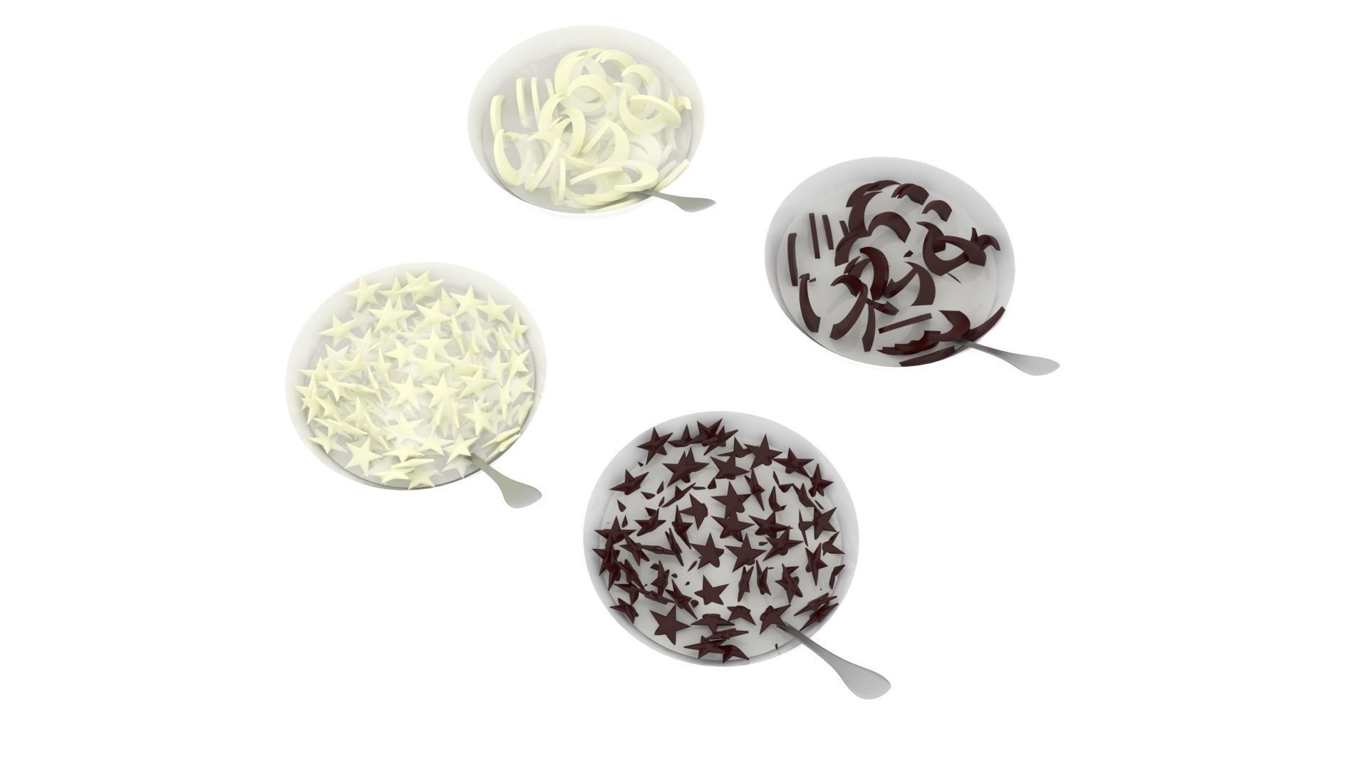 Bowl of Moon and Star Cereals 3D model_16