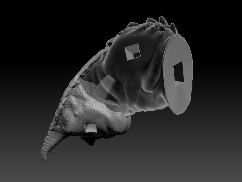 STAR WARS RANCOR TAMER GIRL PIN UP 3D print model_47