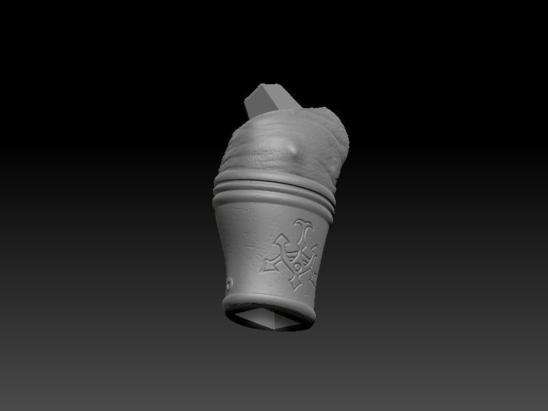 STAR WARS RANCOR TAMER GIRL PIN UP 3D print model_42