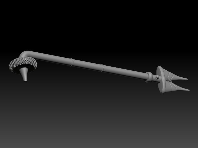 STAR WARS RANCOR TAMER GIRL PIN UP 3D print model_26