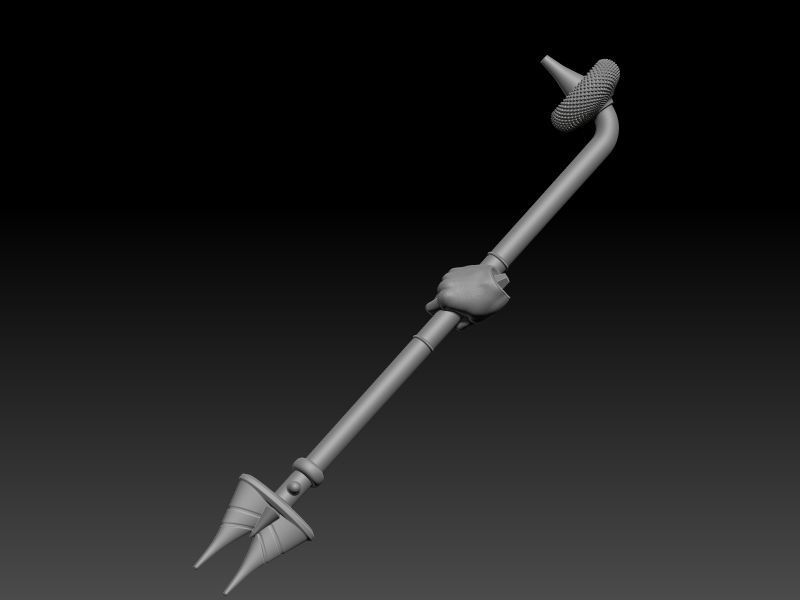 STAR WARS RANCOR TAMER GIRL PIN UP 3D print model_63