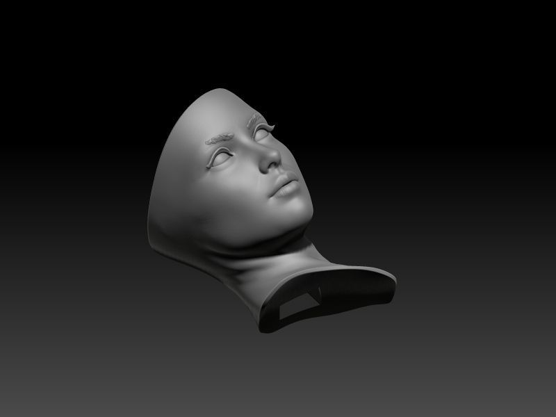 STAR WARS RANCOR TAMER GIRL PIN UP 3D print model_39