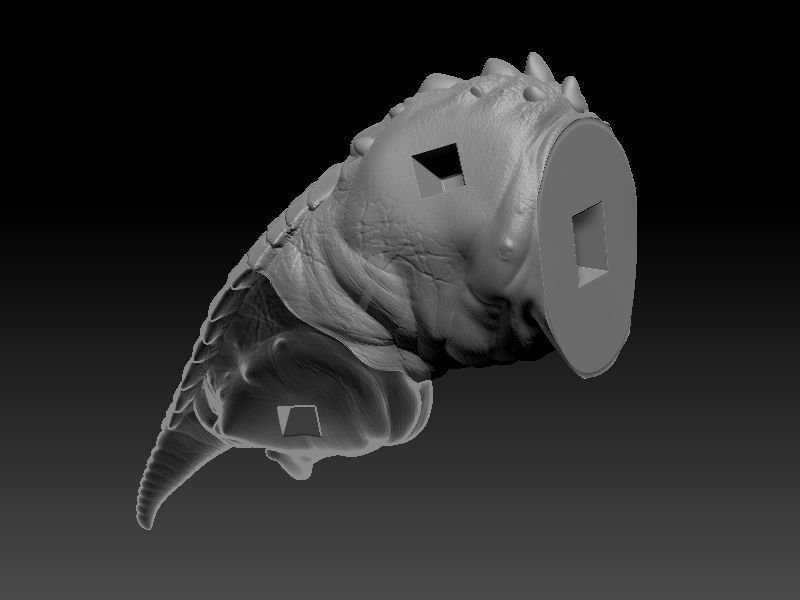 STAR WARS RANCOR TAMER GIRL PIN UP 3D print model_37