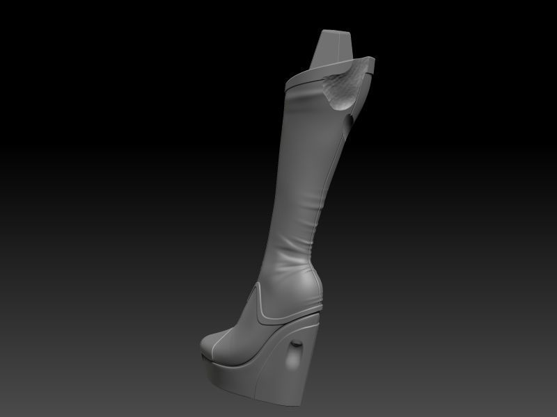 STAR WARS RANCOR TAMER GIRL PIN UP 3D print model_40