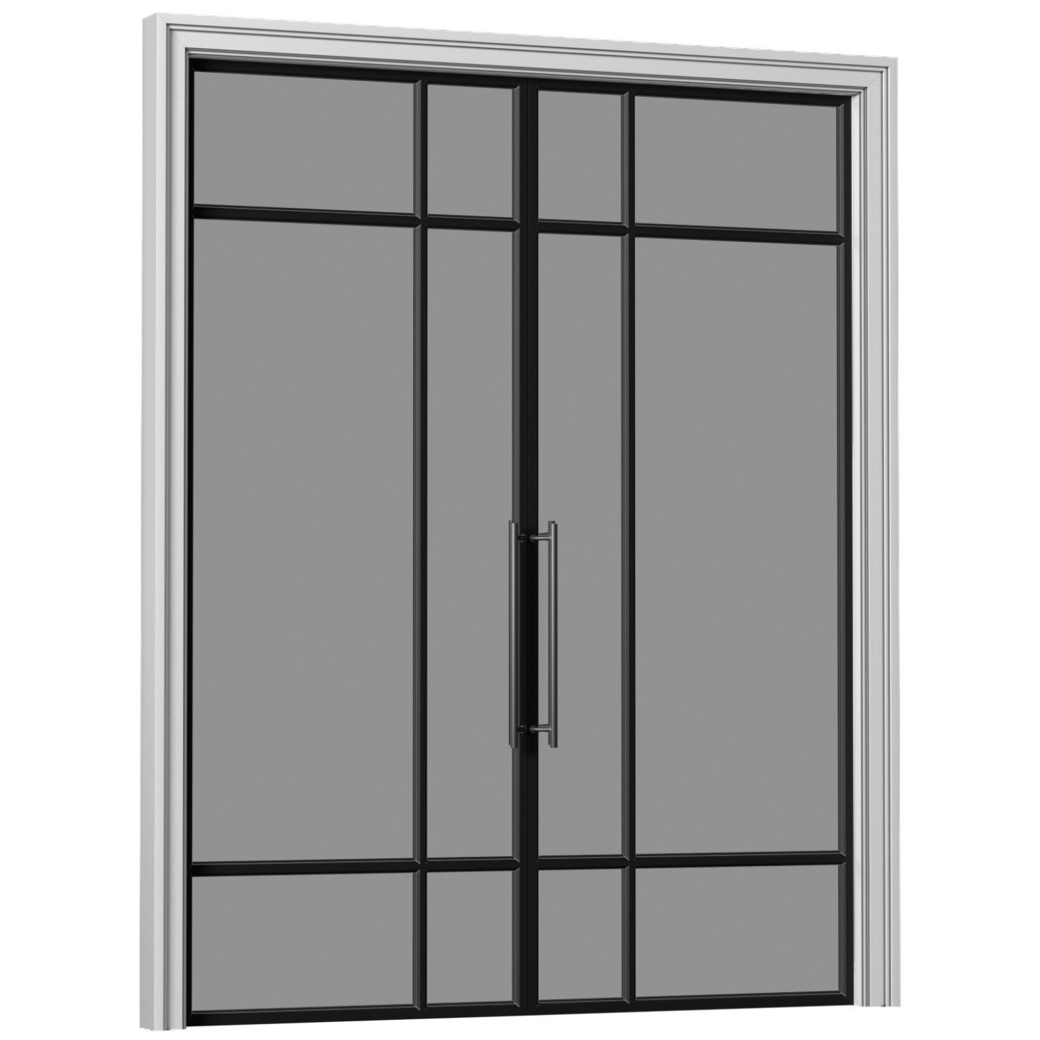 Interior Modern Doors in Art Deco style 3D model_1