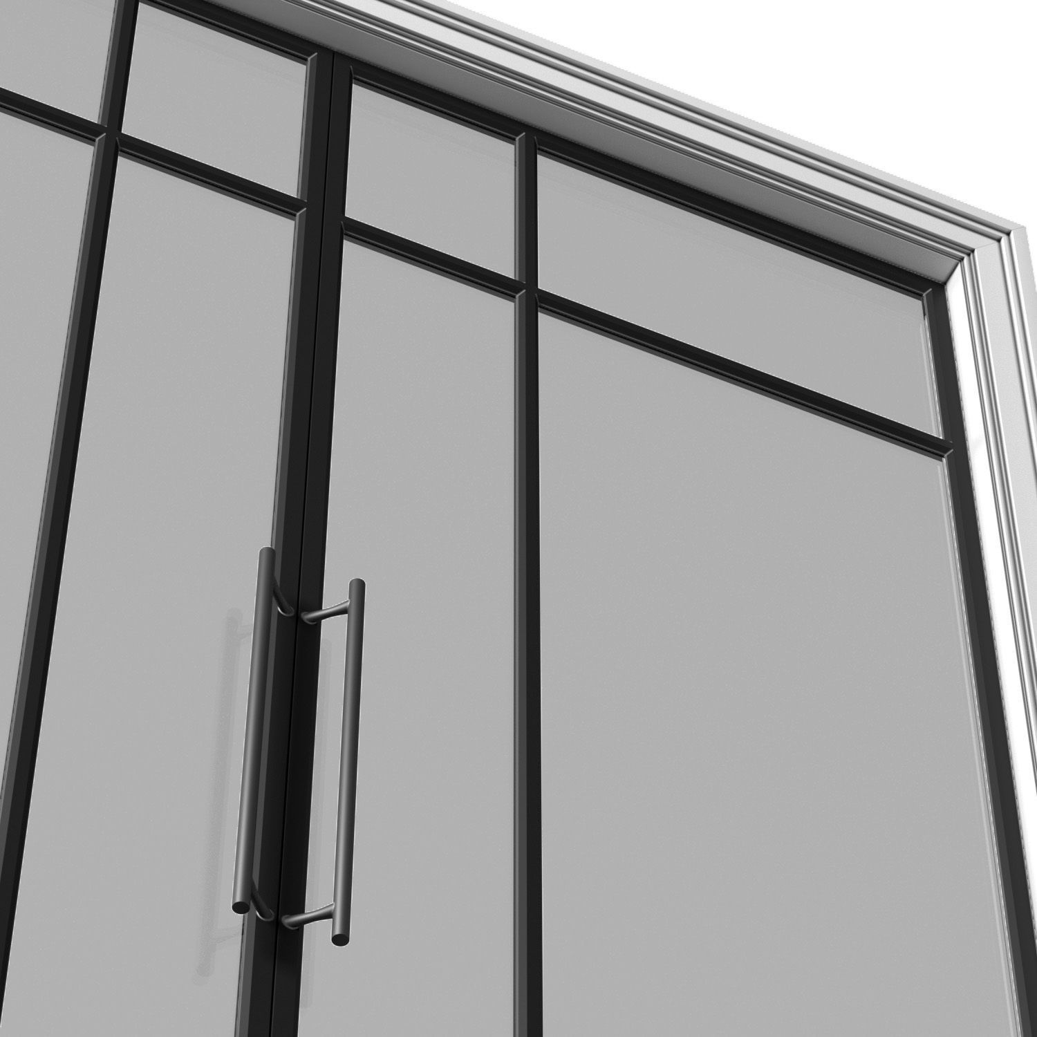 Interior Modern Doors in Art Deco style 3D model_2