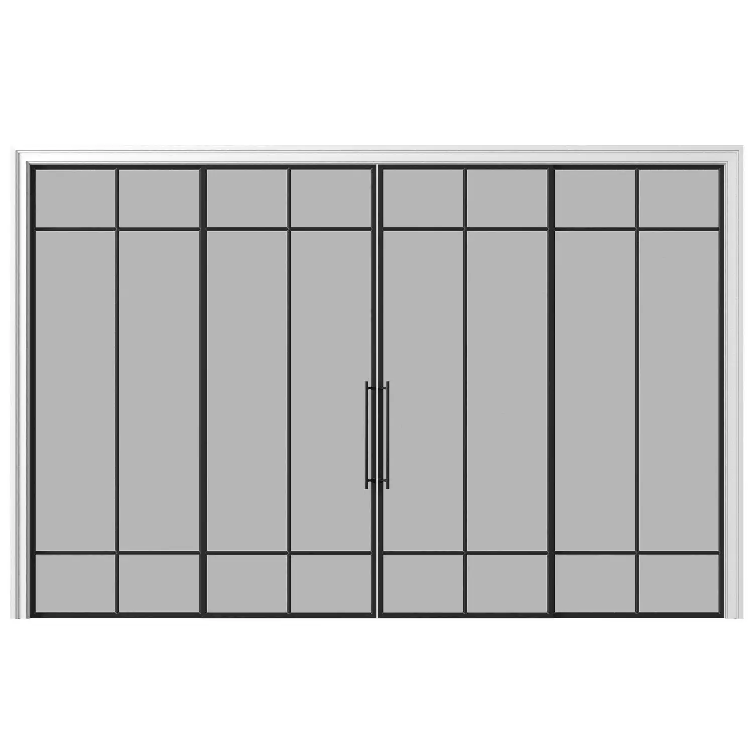 Interior sliding Doors in Loft style 3D model_0