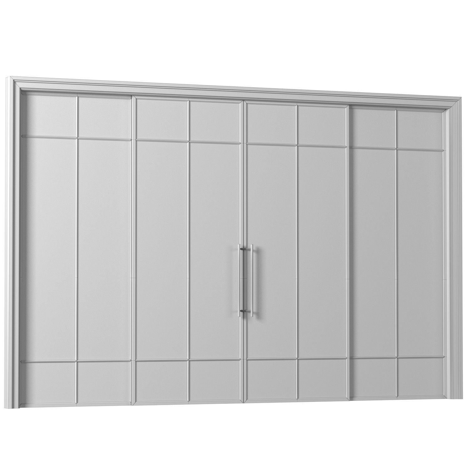 Interior sliding Doors in Loft style 3D model_4